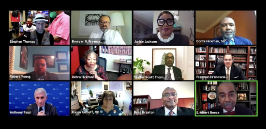 Virtual community webinar screenshot