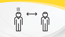 Keep distance from others