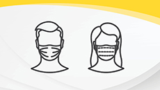 Wear a facemask if you're sick or around those who are sick