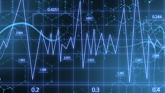 A hospital research team looks intently at their findings
