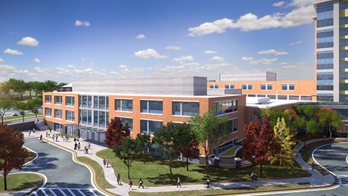 Rendering of new UM Capital Region Medical Center
