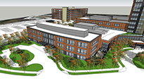 Rendering of new UM Capital Region Medical Center
