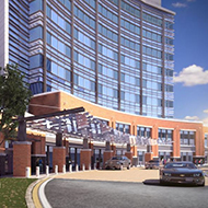 Exterior Street Level site plan for UM Capital Region Medical Center