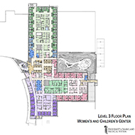 Level 3 Floor Plan for UM Capital Region Medical Center