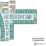 Level 6 Floor Plan Intermediate Care for UM Capital Region Medical Center