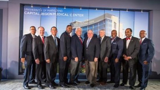 State, County and DHS partnership agreement with UMMS and the University System of Maryland for a comprehensive plan to strengthen health care in Prince George's County