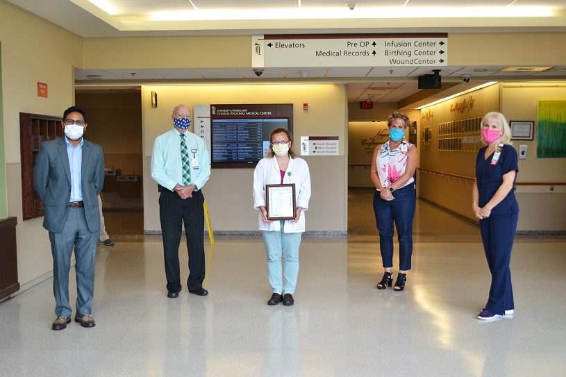 Freddy Medina, Dr. Joseph Moser, Samantha Lane, Anne Weekley, and Dana Levy