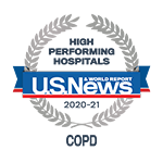 High Performing Hospitals | US News & World Report | 2020-21 | COPD
