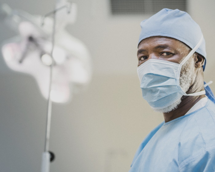 Doctor in operating room
