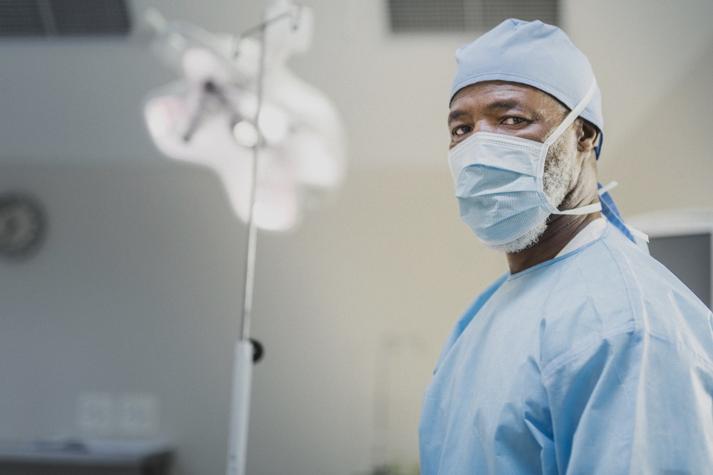 Doctor in operating room
