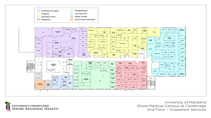 UM Shore Medical Pavilion at Cambridge Floor Plan