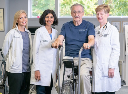 patient and palliative care staff