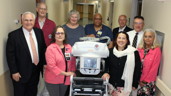 Xray equipment is presented to the medical center in Easton