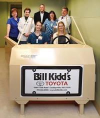 Vehicle simulator donated by Bill Kidd’s Toyota