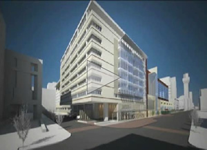 Animation of building being constructed