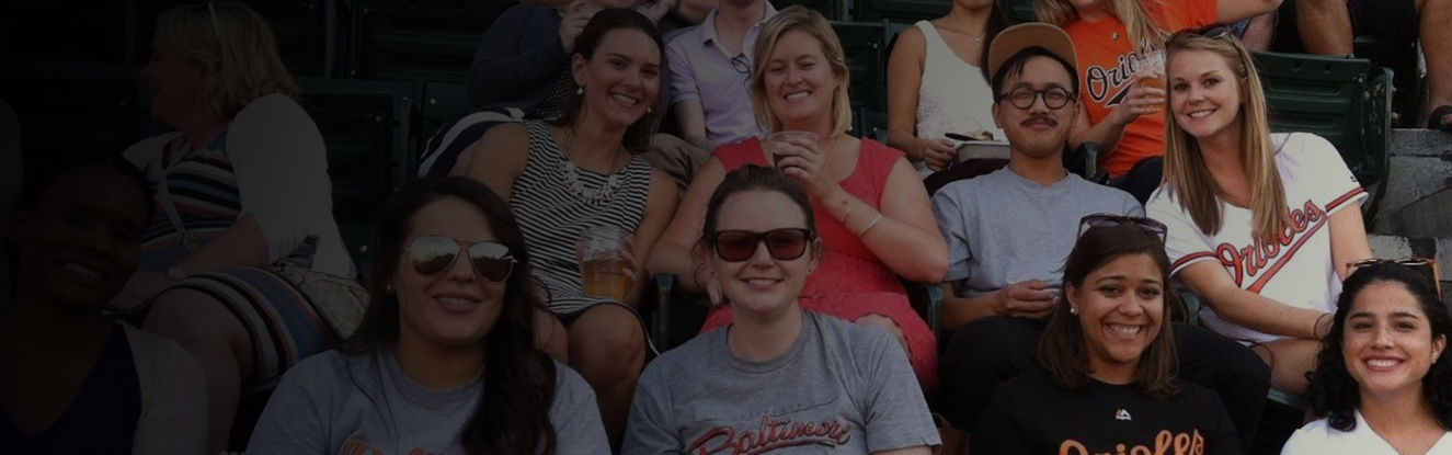 Psychiatry residents at an Orioles game