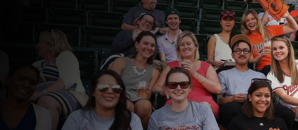 Psychiatry residents at an Orioles game