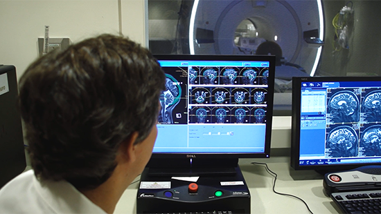 Graeme Woodworth oversees focused ultrasound procedure