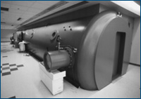 Outside view of our three-compartment hyperbaric chamber