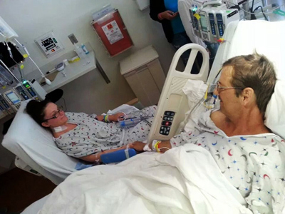 Biggs and Hughes after surgery